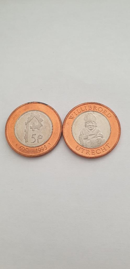 2903 willibrord 695-1995 penning utrecht, Verzenden, Vóór koninkrijk, Overige waardes