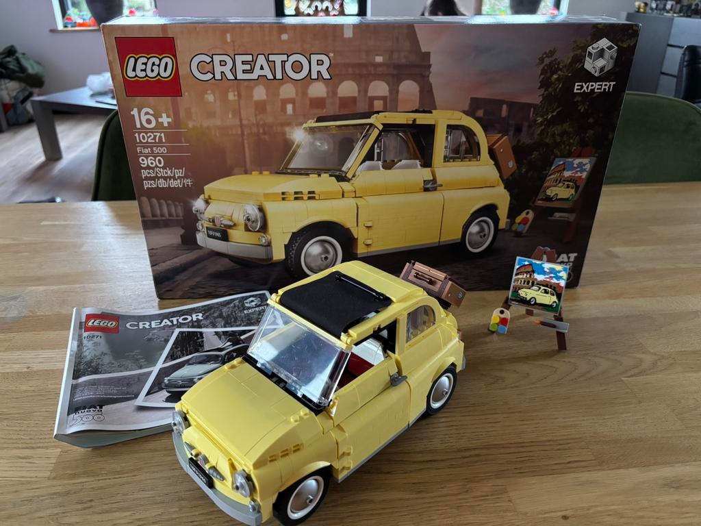 Lego Creator 10271 Fiat 500, Ophalen of Verzenden, Zo goed als nieuw, Complete set, Lego