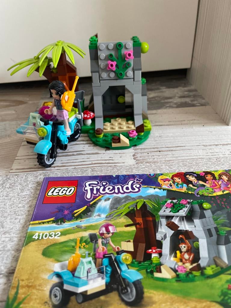 Lego Friends 41032 Jungle Eerste Hulp Motor, Ophalen of Verzenden, Zo goed als nieuw, Complete set, Lego