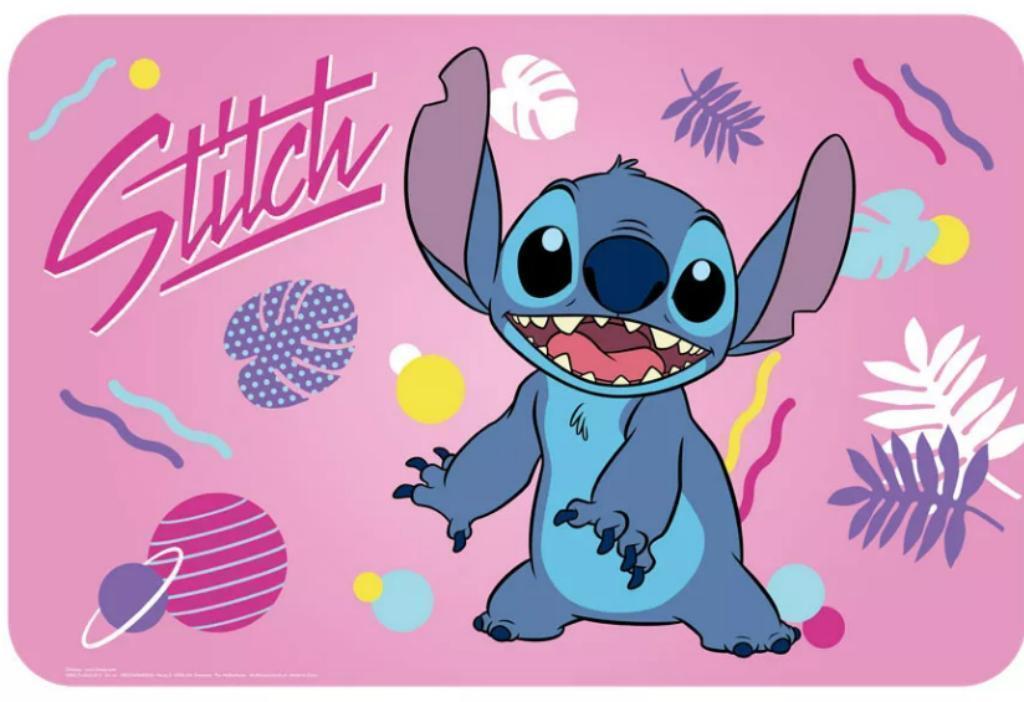 Stitch Placemat - Roze of Blauw - Disney - Div Uitvoeringen, Kinderen en Baby's, Kindermode-accessoires, Ophalen of Verzenden