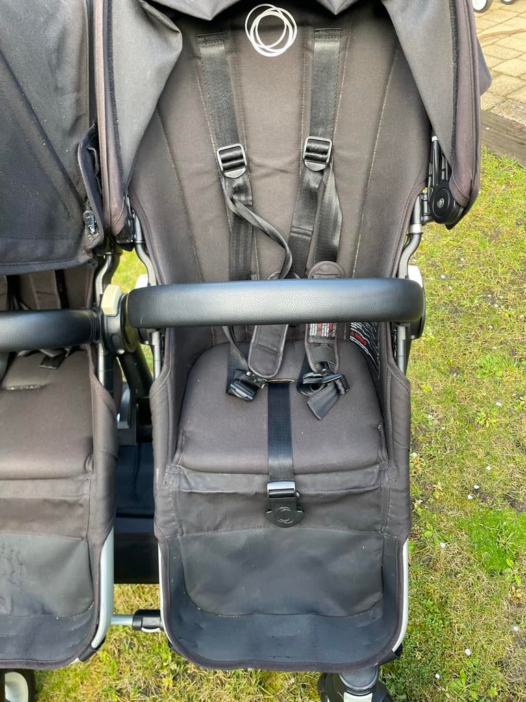 Bugaboo Donkey Duo wandelwagen met reiswieg en accessoires, Ophalen, Gebruikt, Combiwagen, Duowagen