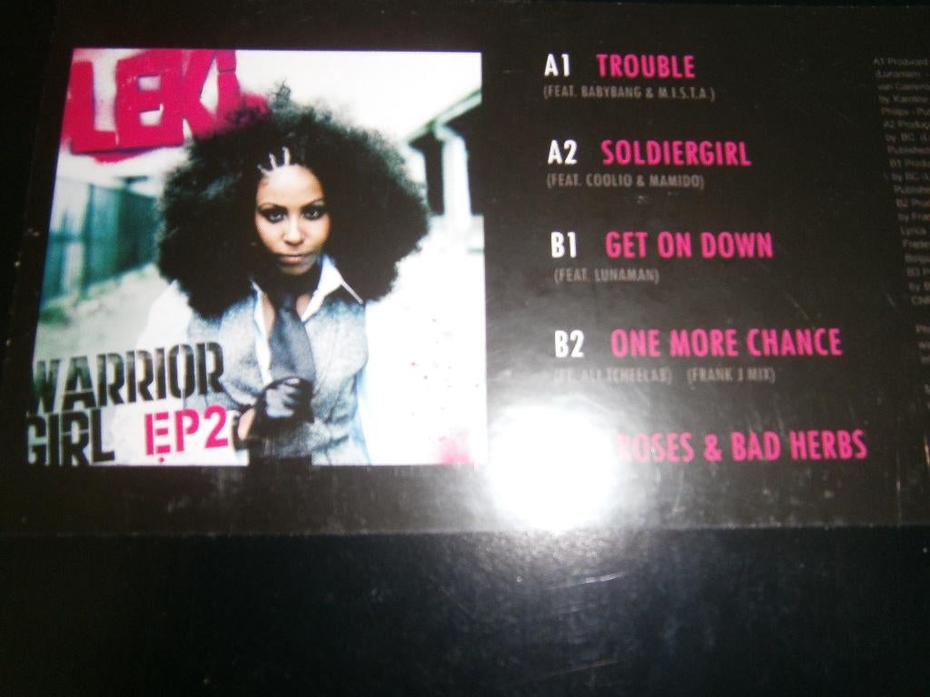 Leki – Warrior Girl EP2. Belgie. 2006. Mostiko. Hip Hop, Rap, Ophalen, 2000 tot heden, Zo goed als nieuw, 12 inch