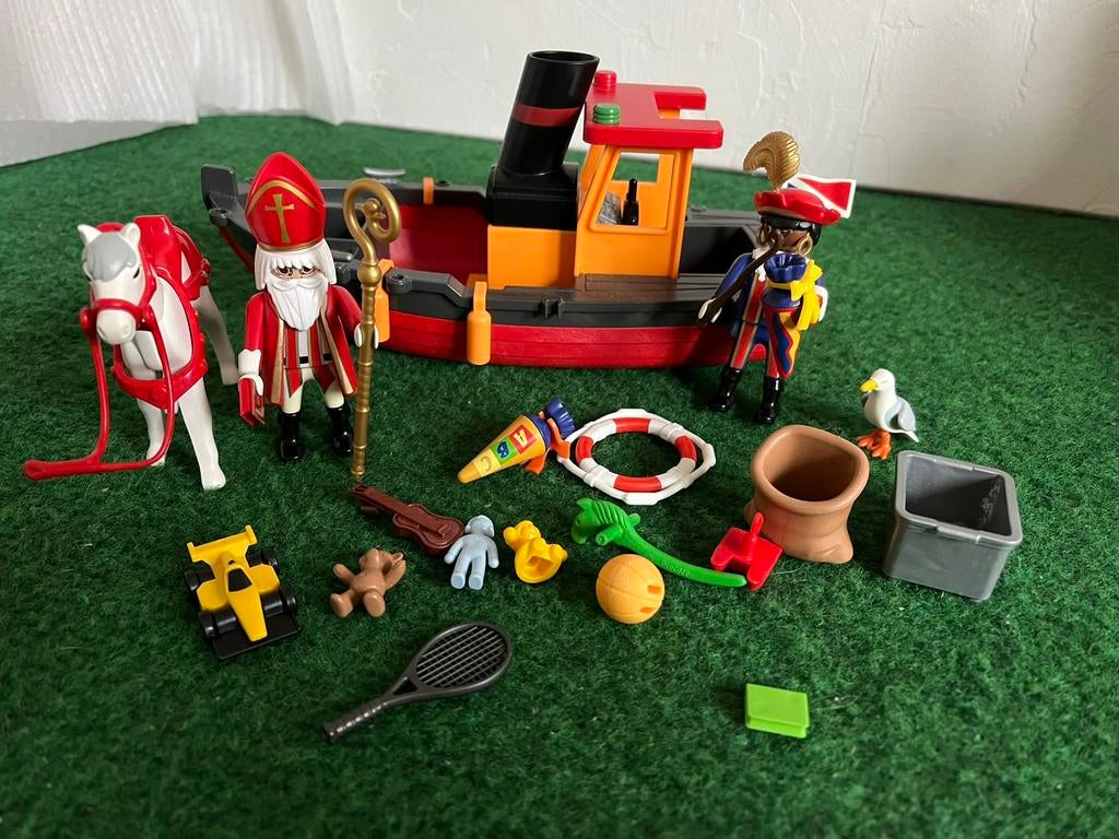Playmobil stoomboot met Sinterklaas, Ophalen of Verzenden, Zo goed als nieuw