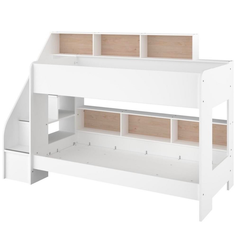 Parisot Lester Stapelbed 90x200 Wit - Kinderbed, Ophalen of Verzenden