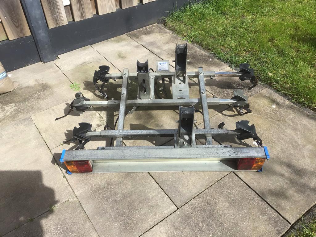 Twinny Load Plus fietsendrager voor trekhaak, Auto diversen, Fietsendragers, 3 fietsen of meer, Gebruikt, Brede banden, Ophalen of Verzenden