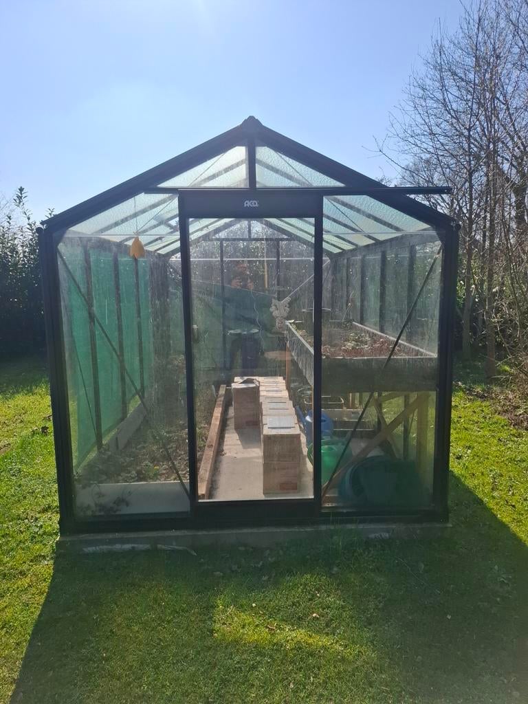 ACD Prestige Tuinkas/Broeikas Zwart 232x371 cm, Ophalen