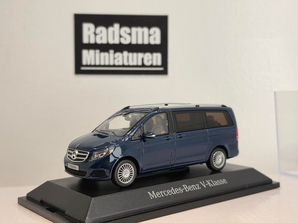 Mercedes-Benz V-Klasse - Blauw - 1:43 Norev, Auto, Nieuw, Norev, Ophalen of Verzenden