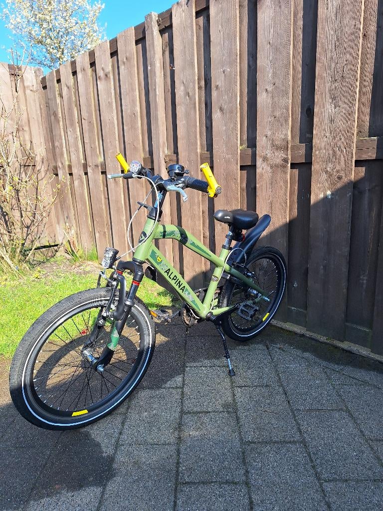 Alpina trial 20 inch kleur olijfgroen., Fietsen en Brommers, Fietsen | Jongens, Ophalen, Gebruikt, Alpine, Handrem