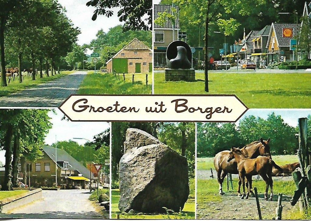 Borger- -5-luik., Verzenden, 1980 tot heden, Gelopen, Drenthe