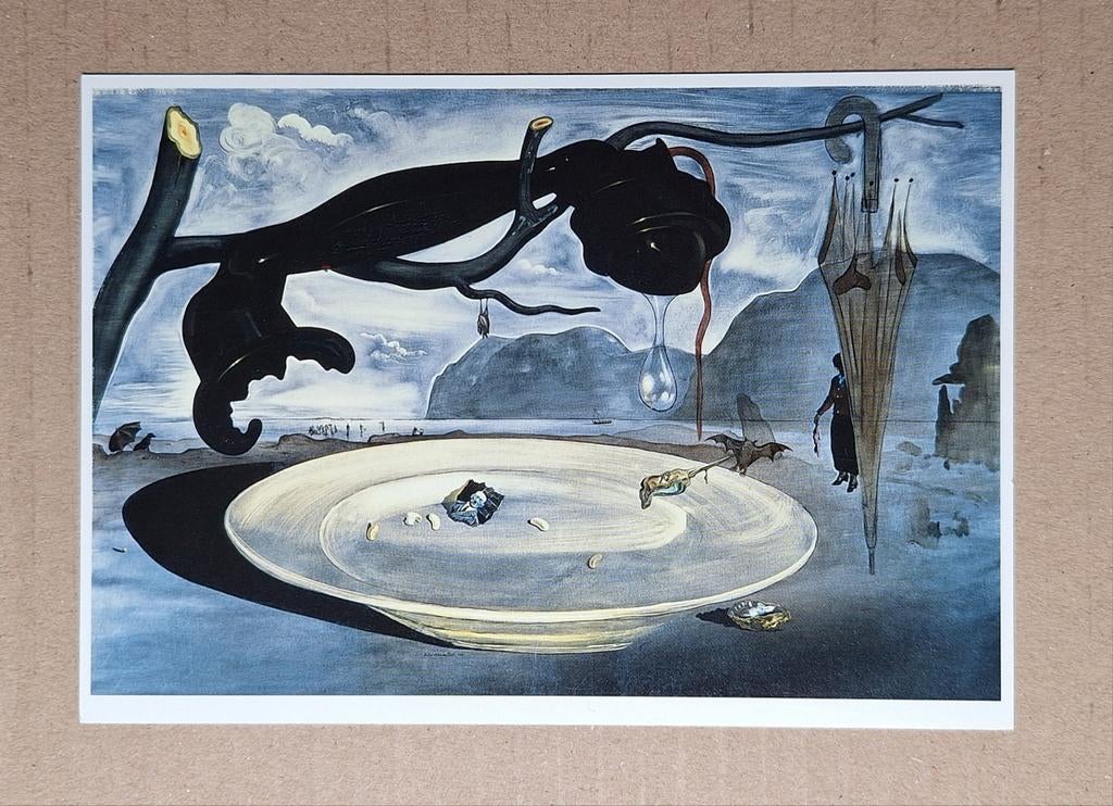 Salvador Dali - Het raadsel van Hitler, 1939, Ophalen of Verzenden, 1980 tot heden, Ongelopen, Overige thema's