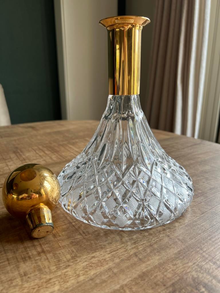 Vintage Lood Kristallen Decanteer Karaf, Ophalen of Verzenden
