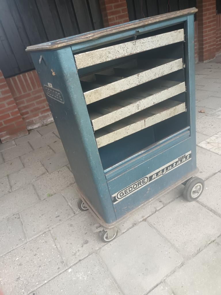 GEREEDSCHAP WAGEN, GEDORE, Doe-het-zelf en Verbouw, Gereedschapskisten, Ophalen