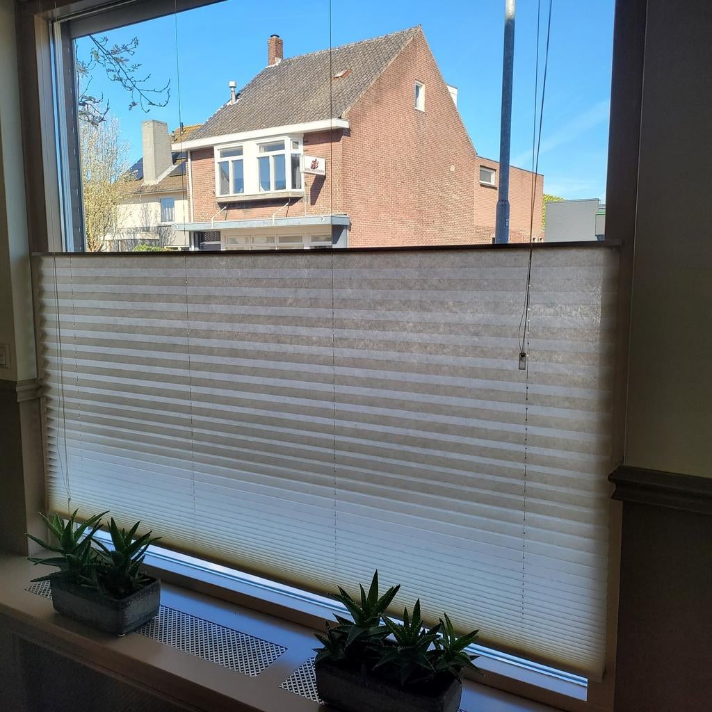 Top up bottum down jaloezieën, crème kleur  c, Ophalen, Zo goed als nieuw, Crème, 150 tot 200 cm