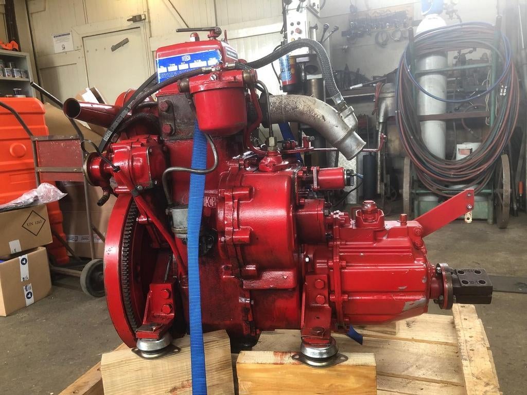 Bukh DV10 motor met keerkoppeling BV7, Ophalen of Verzenden, Gebruikt, Diesel, 10 tot 30 pk