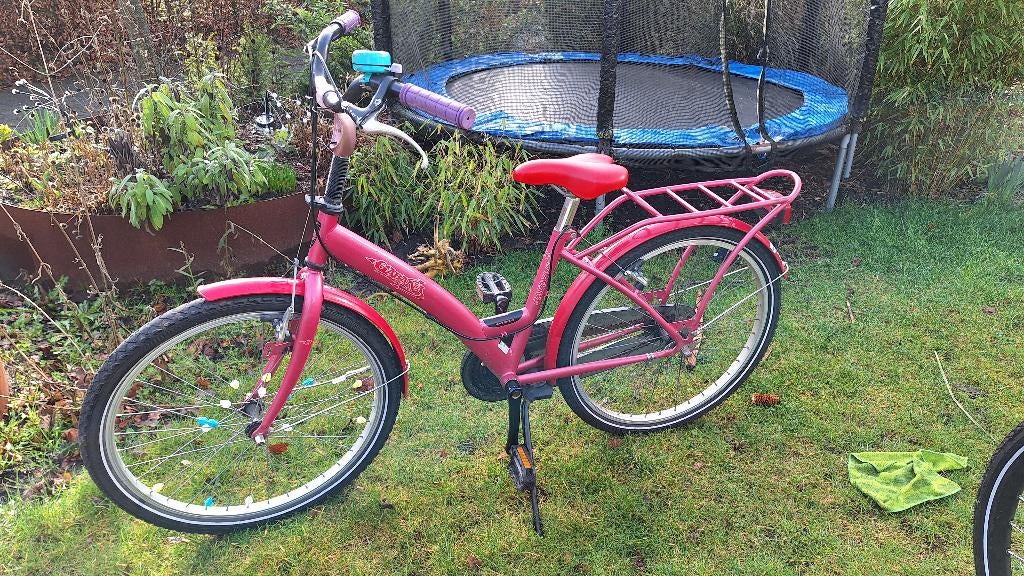 Meisjesfiets 24 inch, Fietsen en Brommers, Fietsen | Meisjes, Ophalen, Batavus, Handrem, Gebruikt