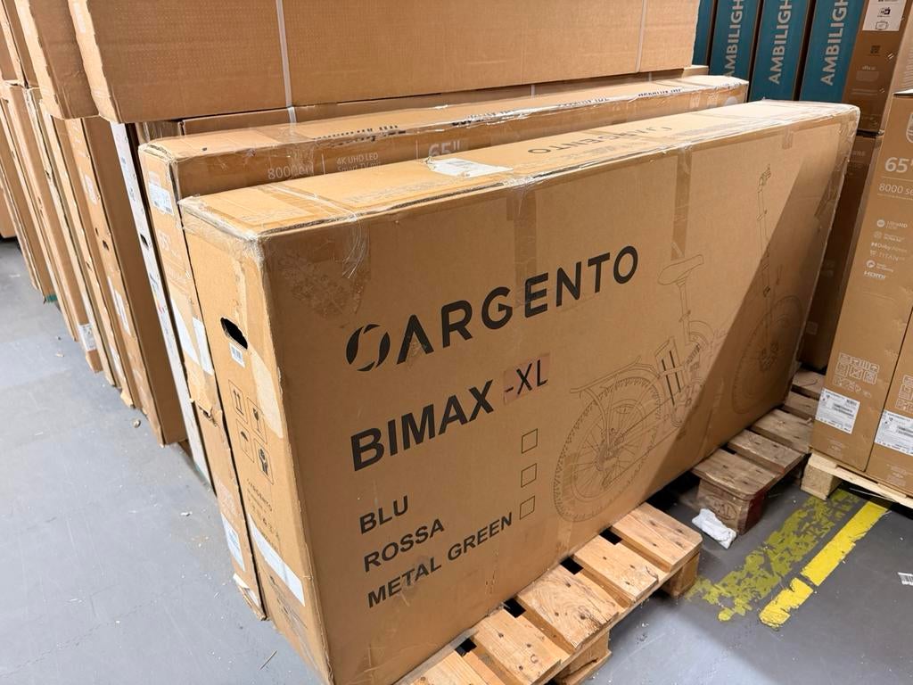 Argento Bimax XL Elektrische Fatbike Vouwfiets 20”, Overige merken, 20 inch of meer, Versnellingen, Nieuw