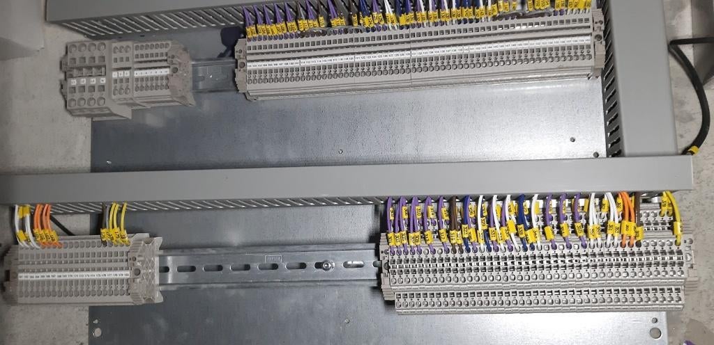 rijgklemmen montageplaat domotica, Ophalen, Nieuw