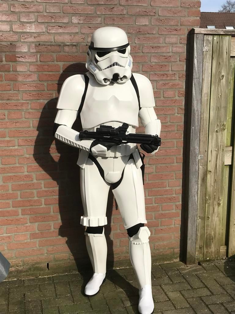 Stormtrooper costume, A New Hope., Verzamelen, Star Wars, Ophalen, Zo goed als nieuw, Replica