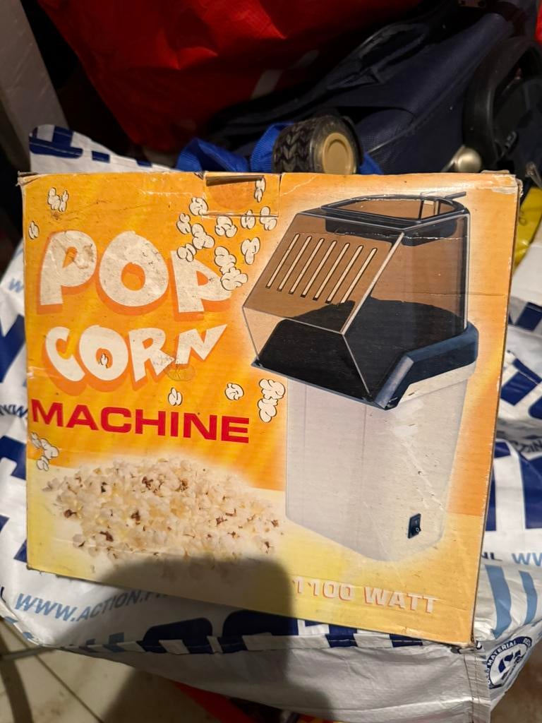 Popcorn machine, Huis en Inrichting, Ophalen of Verzenden, Zo goed als nieuw