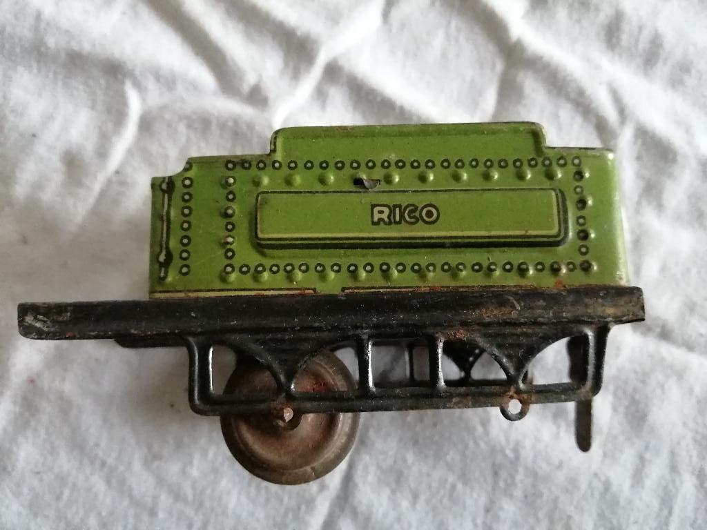 stoomlocomotief tender blik tin toys Rico, Ophalen of Verzenden