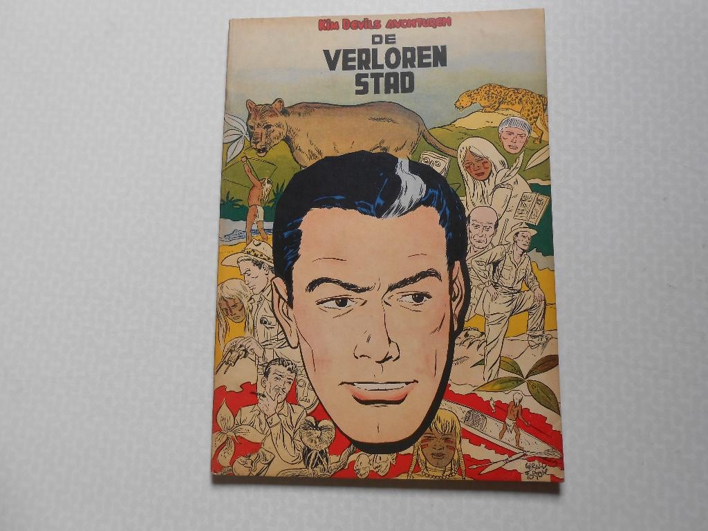 Kim Devil 1 De verloren stad 1955 1ste druk., Boeken, Charlier en Forton, Eén stripboek, Nieuw, Ophalen of Verzenden