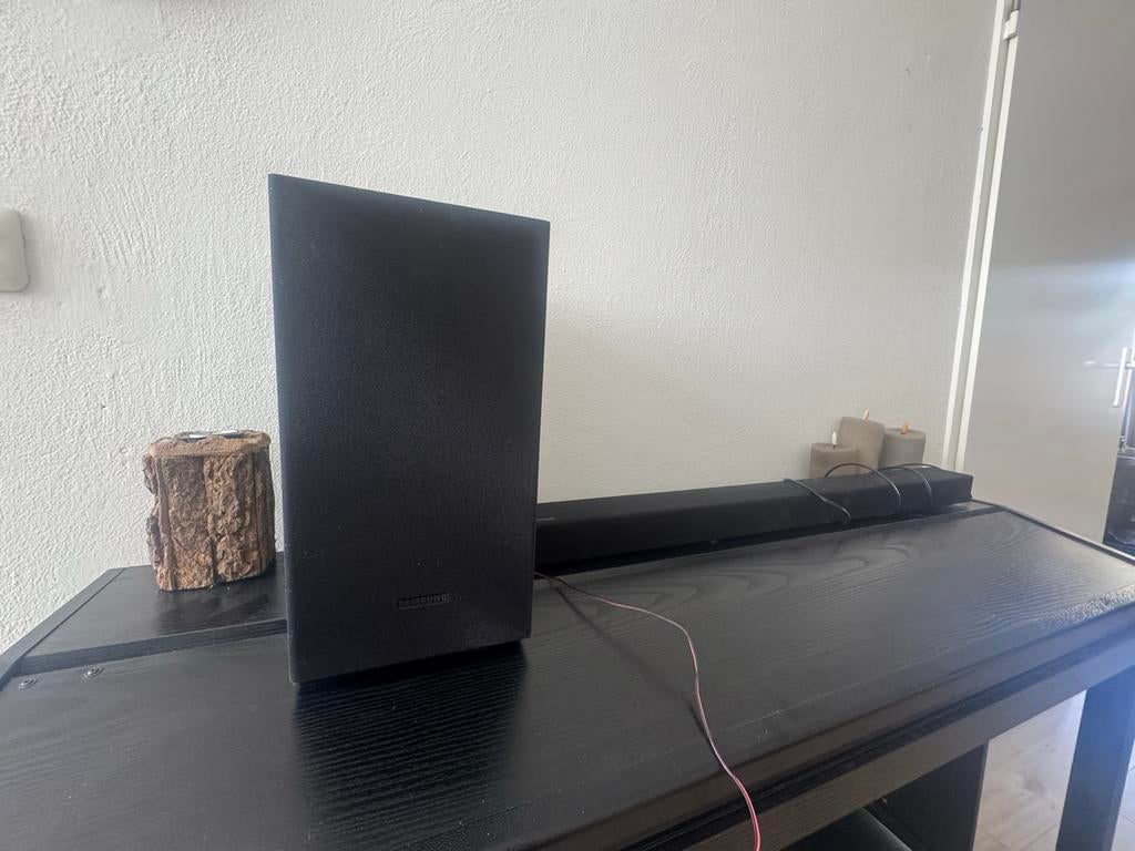 Samsung Soundbar HW-T420 met subwoofer, Ophalen of Verzenden, Bluetooth, Zo goed als nieuw