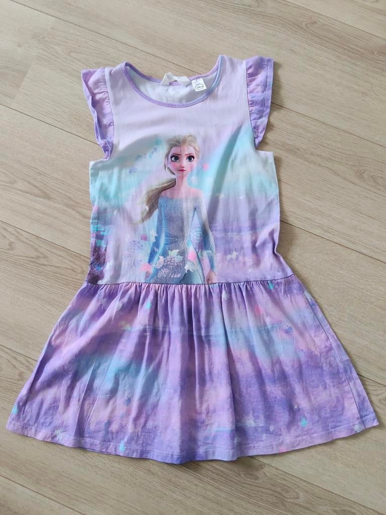 Zgan! Schattig Frozen Elsa jurkje van H&M! Mt 134/140, Meisje, Ophalen of Verzenden, Zo goed als nieuw, Jurk of Rok