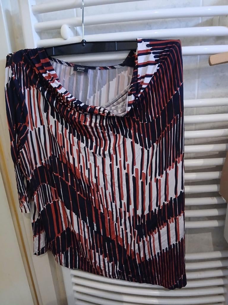 Basler Selection Top met print - Maat M, Kleding | Dames, Basler Selection, Maat 46/48 (XL) of groter, Ophalen of Verzenden, Korte mouw