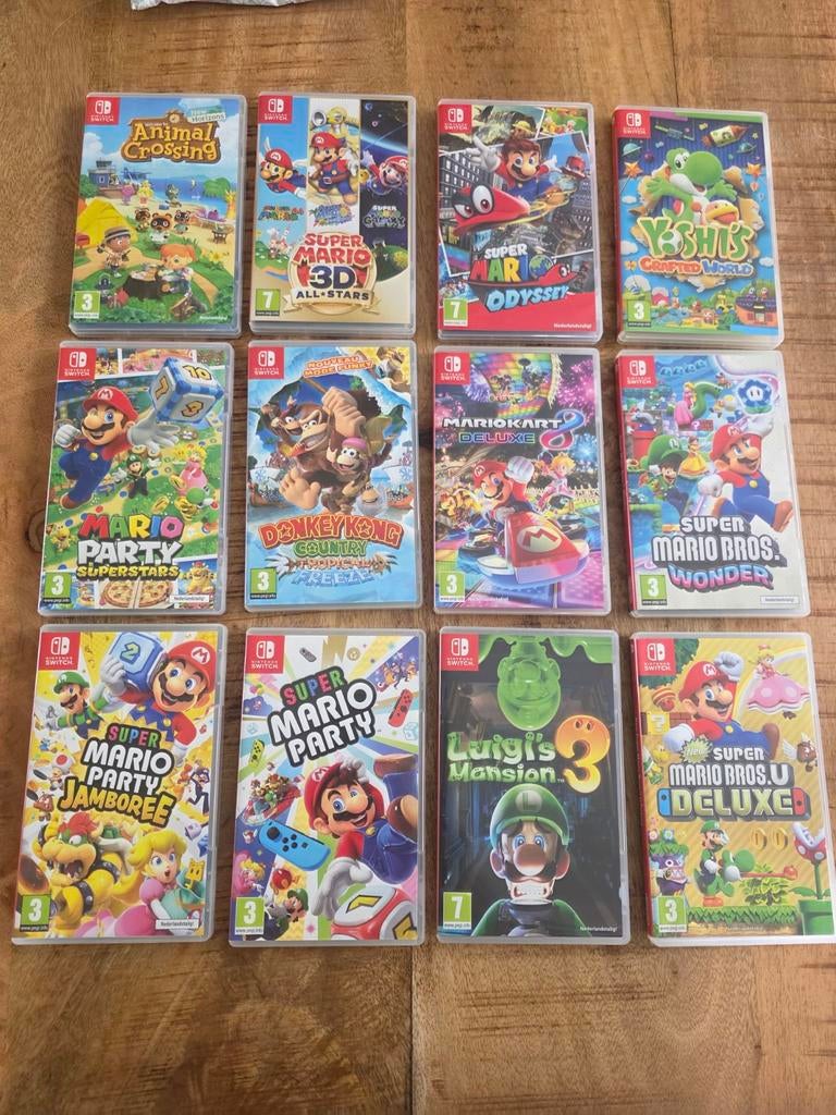 Diverse Nintendo Switch games - Mario, Animal Crossing,, Avontuur en Actie, Gebruikt, Ophalen of Verzenden, Eén computer