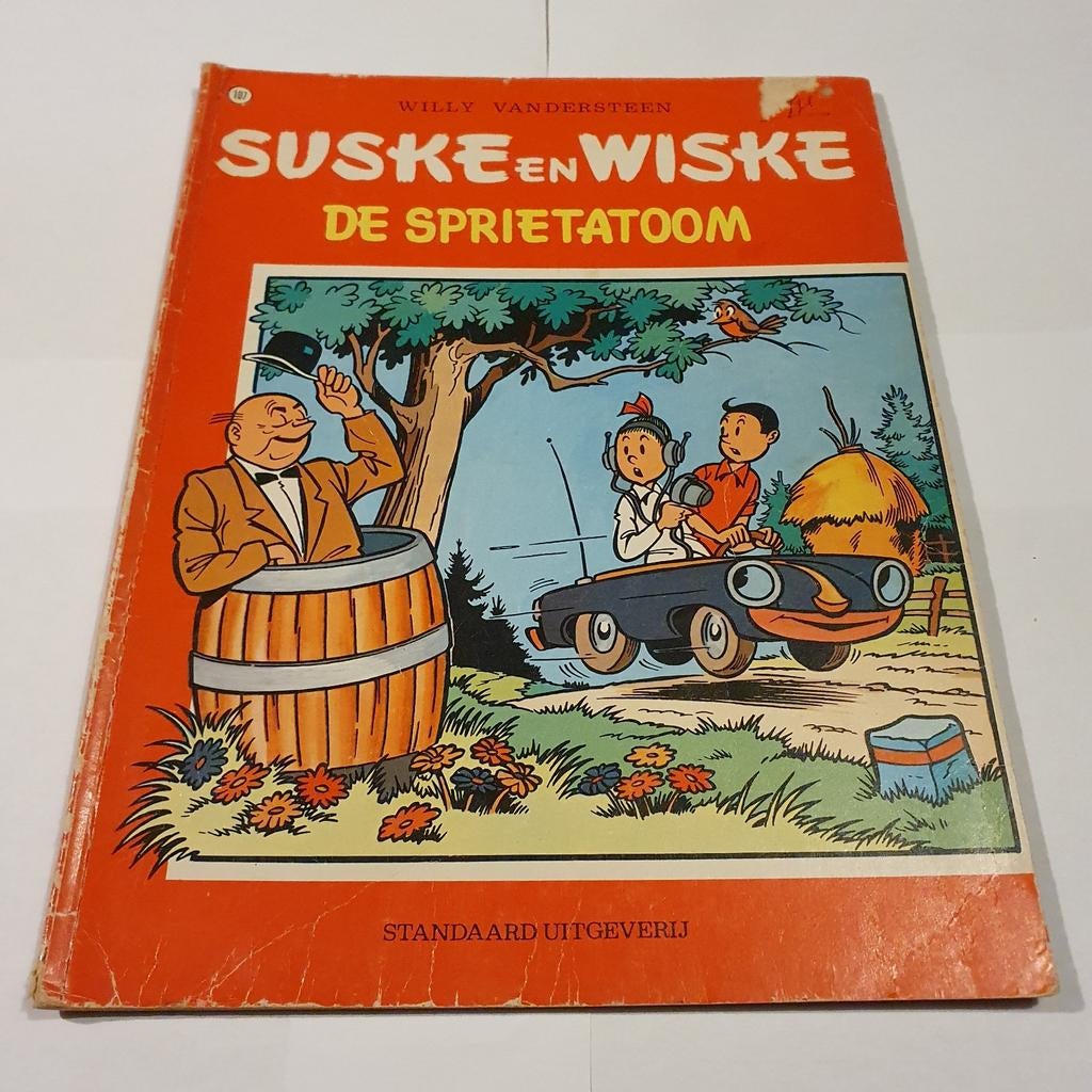 Suske en Wiske - De Sprietatoom (1979) - Redelijke Staat, Ophalen of Verzenden