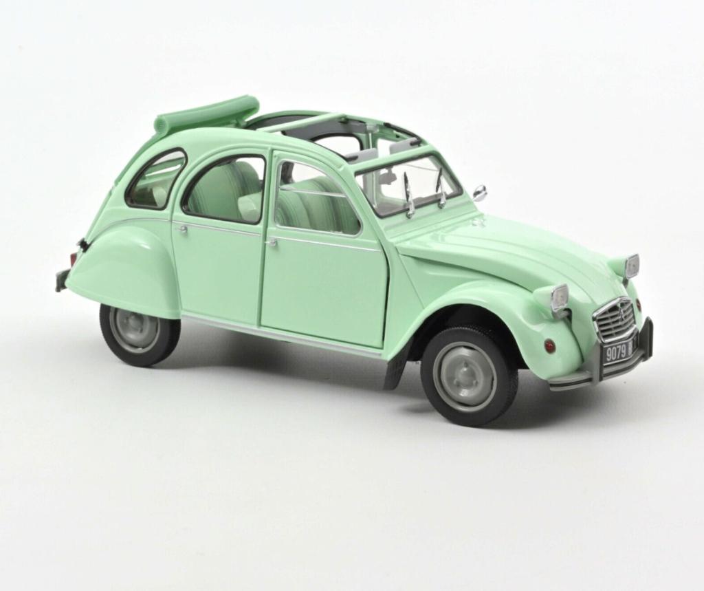 Citroen 2CV 6 Club 1982 Licht Groen 1/18 NOREV ref. 181486, Verzenden, Nieuw, Auto, Norev