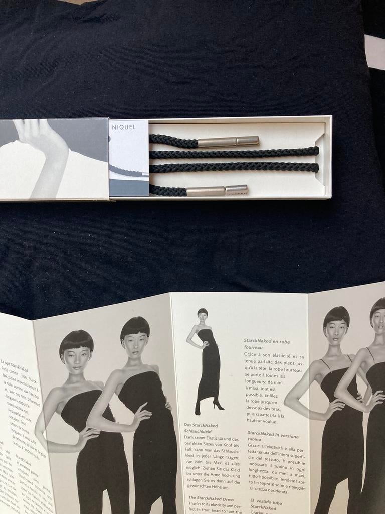 Wolford ZEER speciaal ,ontwerp Philip Starck, Maat 38/40 (M), Galajurk, Zwart, Nieuw