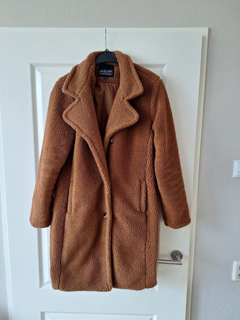 Jazlyn Teddy Coat - Bruin, Kleding | Dames, Jazlyn, Bruin, Ophalen of Verzenden, Zo goed als nieuw