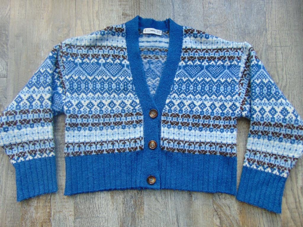 Mango vest blauw maat XXS vestje, Mango, Blauw, Ophalen of Verzenden, Zo goed als nieuw