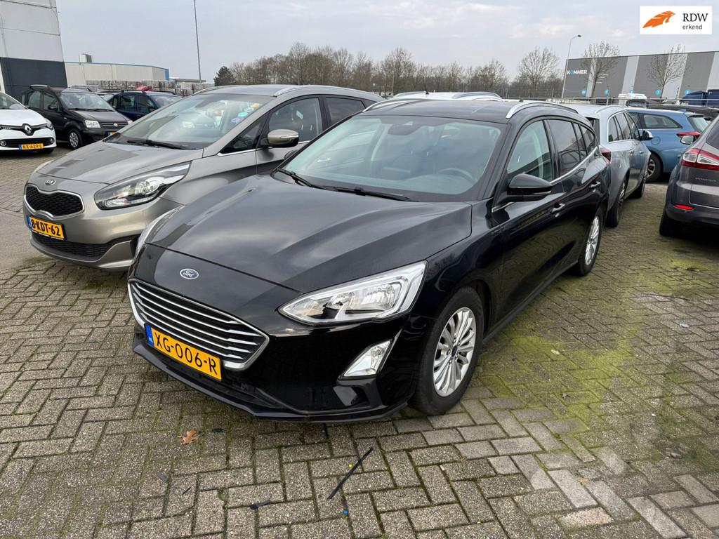 Ford Focus Wagon 1.5 EcoBoost Titanium Business EXPORT, Gebruikt, Euro 6, Zwart, Origineel Nederlands