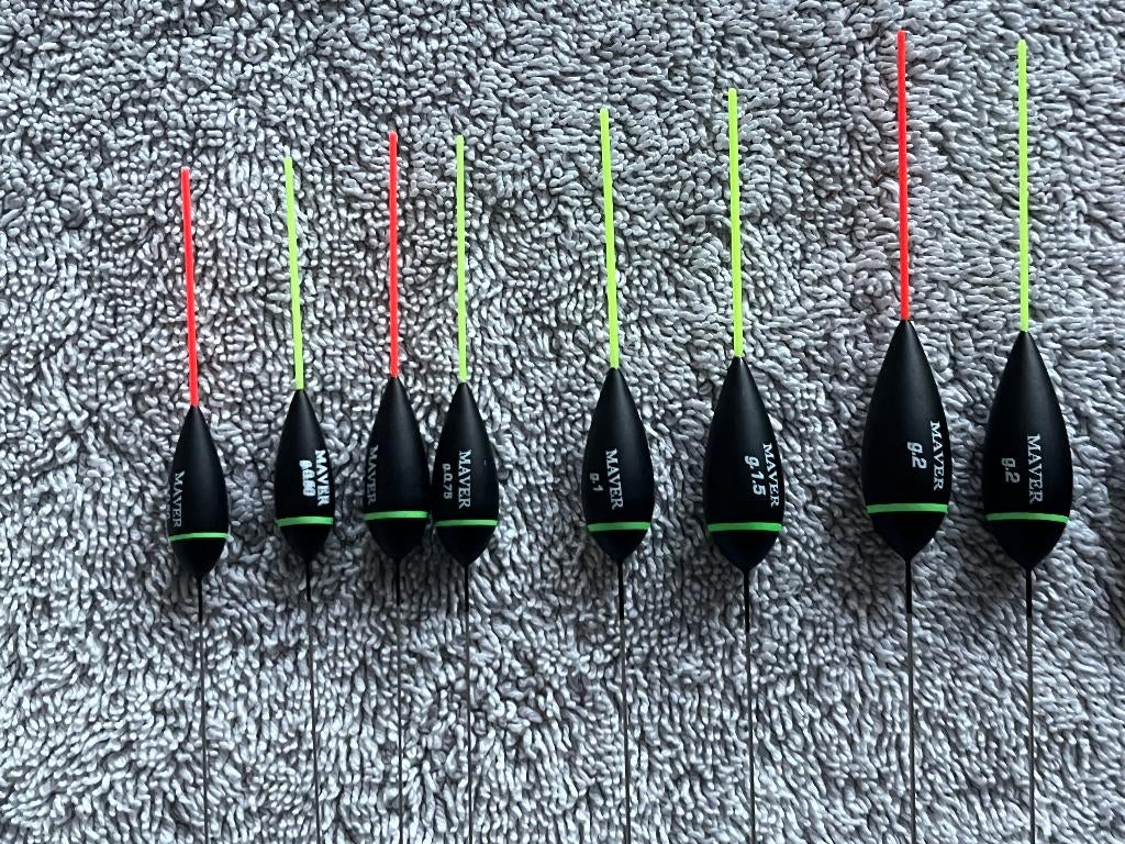 adv 214 / NIEUW set 12 dobbers MAVER, Ophalen of Verzenden, Nieuw, Dobber of Lood