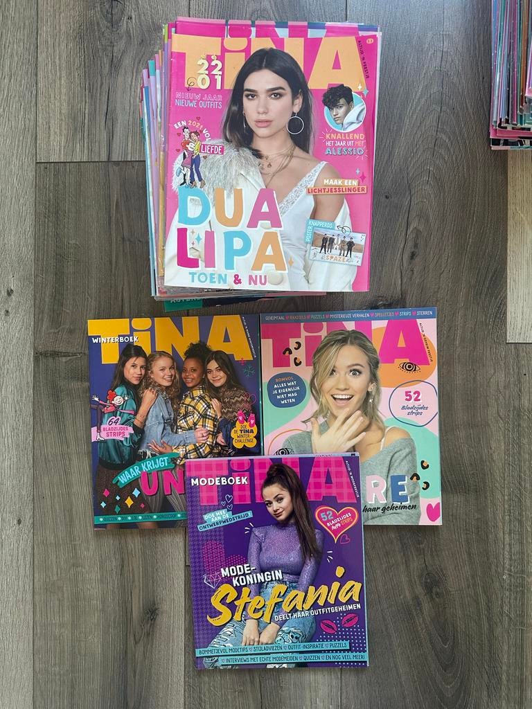 Tina tijdschriften 2021 - Met mode- winter en puzzelboek, Ophalen of Verzenden, Gelezen, Damesbladen