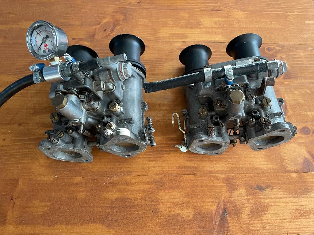 Dubbele carburateurs Dellorto DHLA 40 + veel reserve + boek, Ophalen, Gebruikt, Fiat