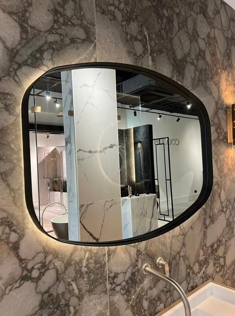 Badkamerspiegel incl. verlichting en verwarming 100cm, Ophalen