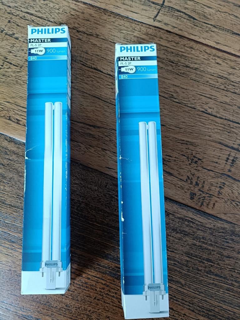 Nieuwe Philips Master PL-S 2P 11W 840 lampen, Ophalen of Verzenden, Nieuw