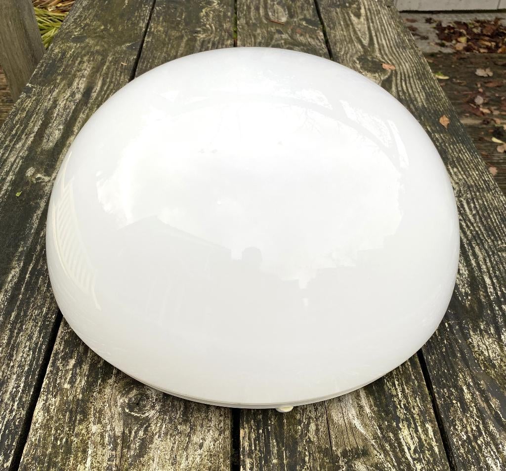 Zeer Grote Glashütte Limburg 3857 lamp ( vintage retro ), Ophalen, Zo goed als nieuw, Glas, Vintage retro