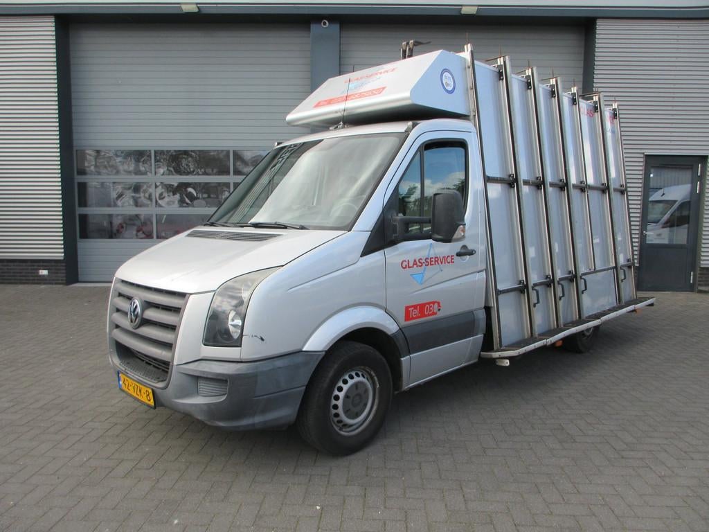 Volkswagen Crafter glasresteel pritche glasauto airco, Achterwielaandrijving, Gebruikt, Volkswagen, Origineel Nederlands
