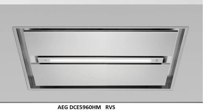 PLAFOND AFZUIGKAPPEN AEG 90 cm  NIEUW IN DOOS wit/zwart/rvs, Ophalen, Overige typen, Nieuw, A