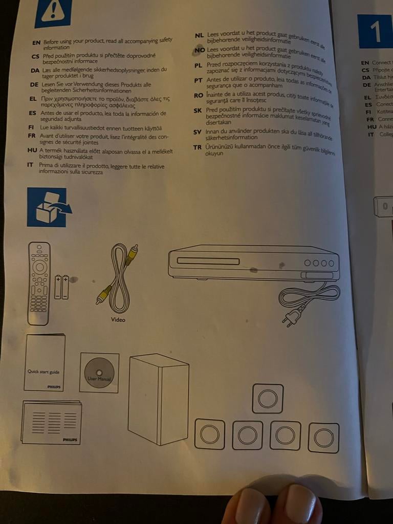 Philips Immersive 2000 series Home Cinema Set, Audio, Tv en Foto, Home Cinema-sets, Philips, Ophalen of Verzenden, Zo goed als nieuw