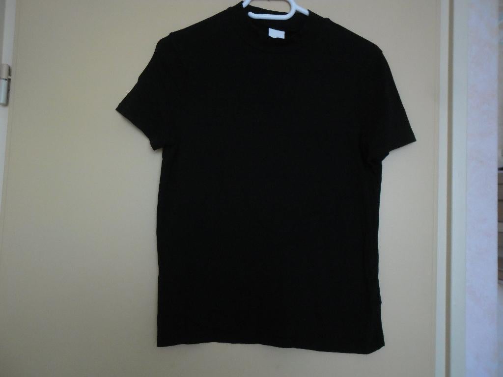 z.g.a.n. zwart shirt. Maat S, Kleding | Dames, T-shirts, H&M, Zwart, Ophalen of Verzenden, Zo goed als nieuw