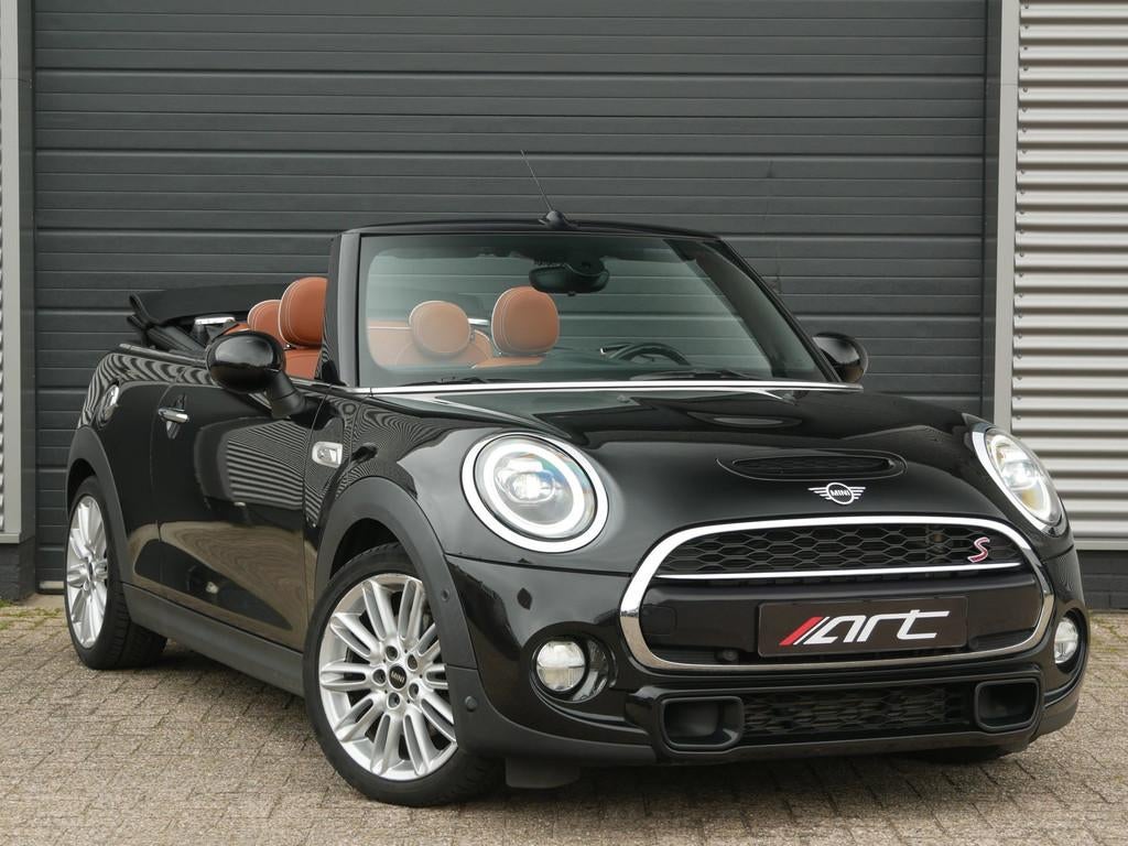 Mini Mini Cabrio 2.0 Cooper S, LED, Sportuitlaat, Leder, Auto's, Mini, 1998 cc, Gebruikt, 4 stoelen, Zwart