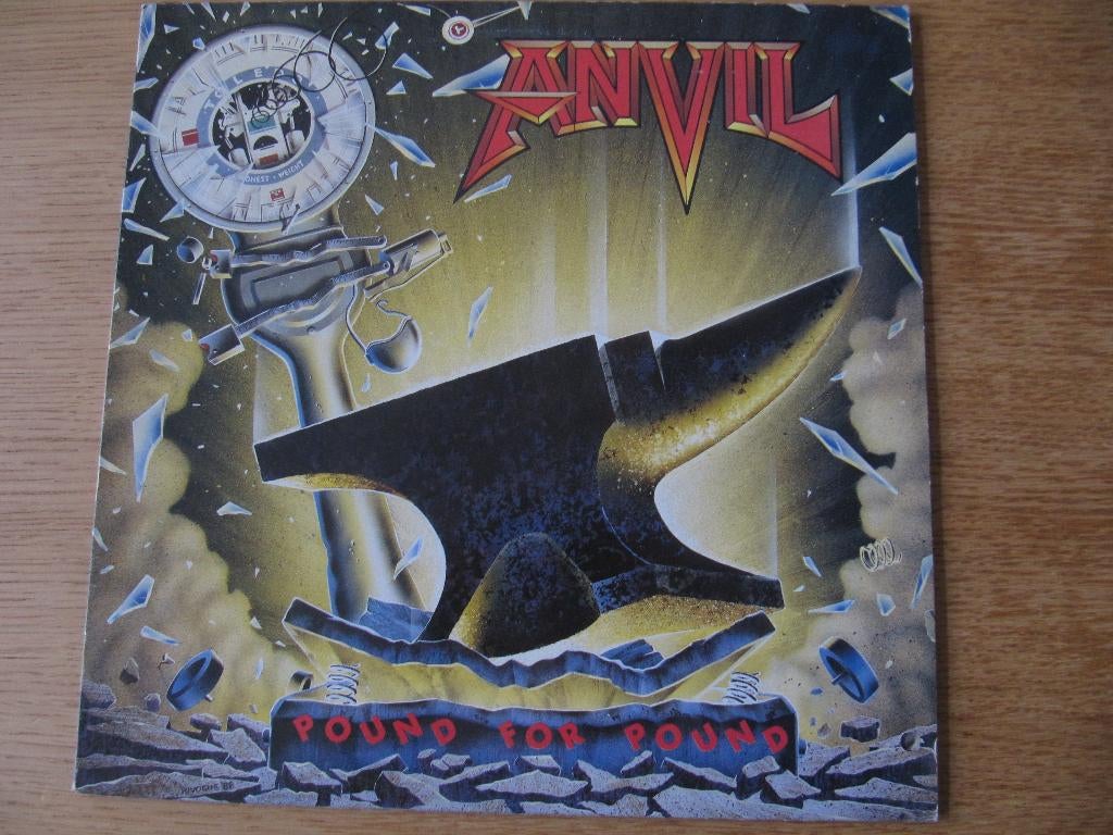 Anvil - Pound for pound vinyl 1988, Ophalen of Verzenden, Gebruikt