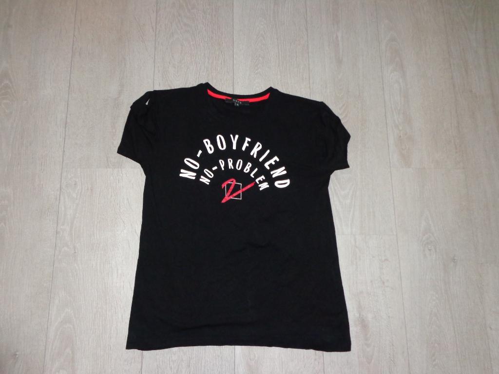 gaaf zwart damest-shirt van Nikkie, maat 36, Zwart, Ophalen of Verzenden, Zo goed als nieuw, Korte mouw