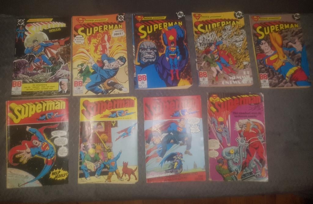 strips stripverhalen comics superman en batman, Gelezen, Marvel Comics, Europa, Ophalen of Verzenden