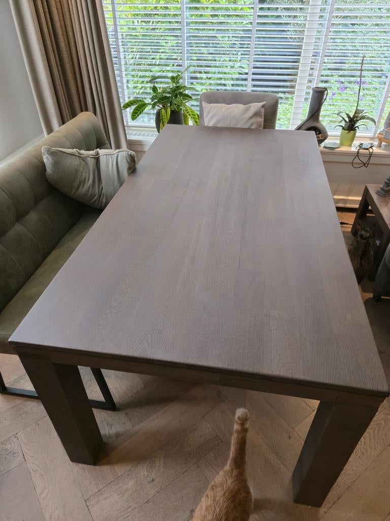 Henders en Hazel eikenhouten salontafel, eettafel, kast, Ophalen, Gebruikt